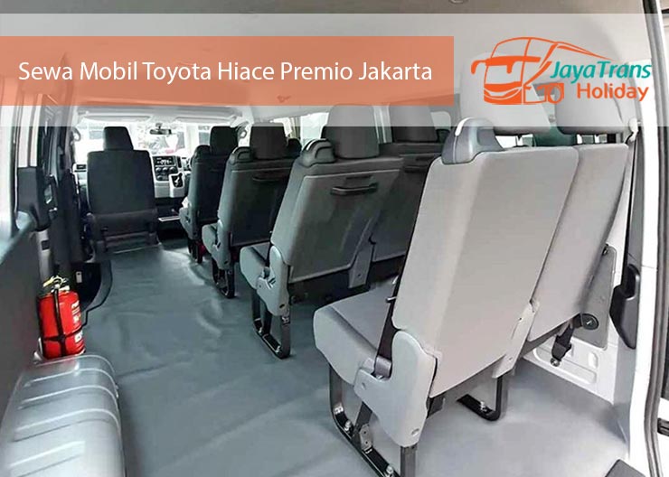 Sewa Mobil Toyota Hiace Premio Jakarta Murah Interior Bagus