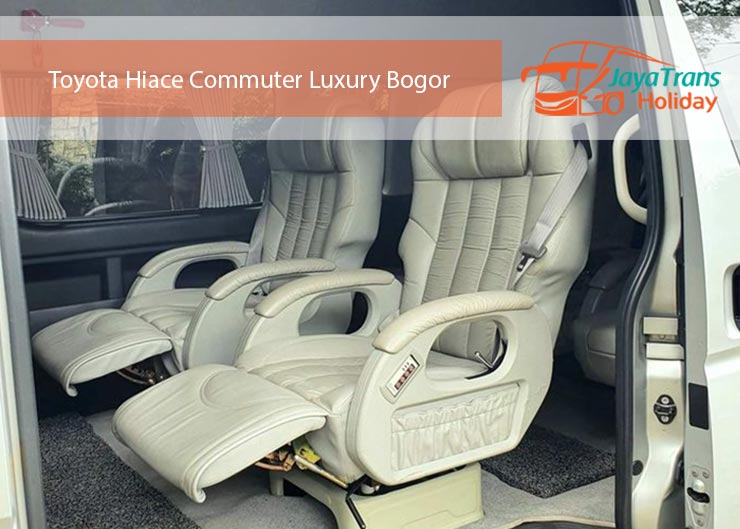 Sewa Toyota Hiace Commuter Luxury Bogor